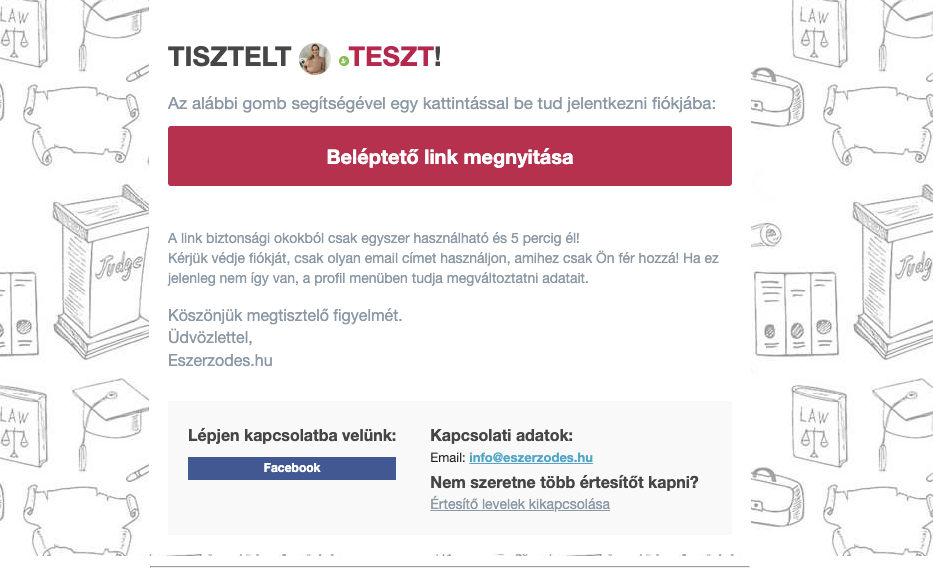 Wyślij link logowania